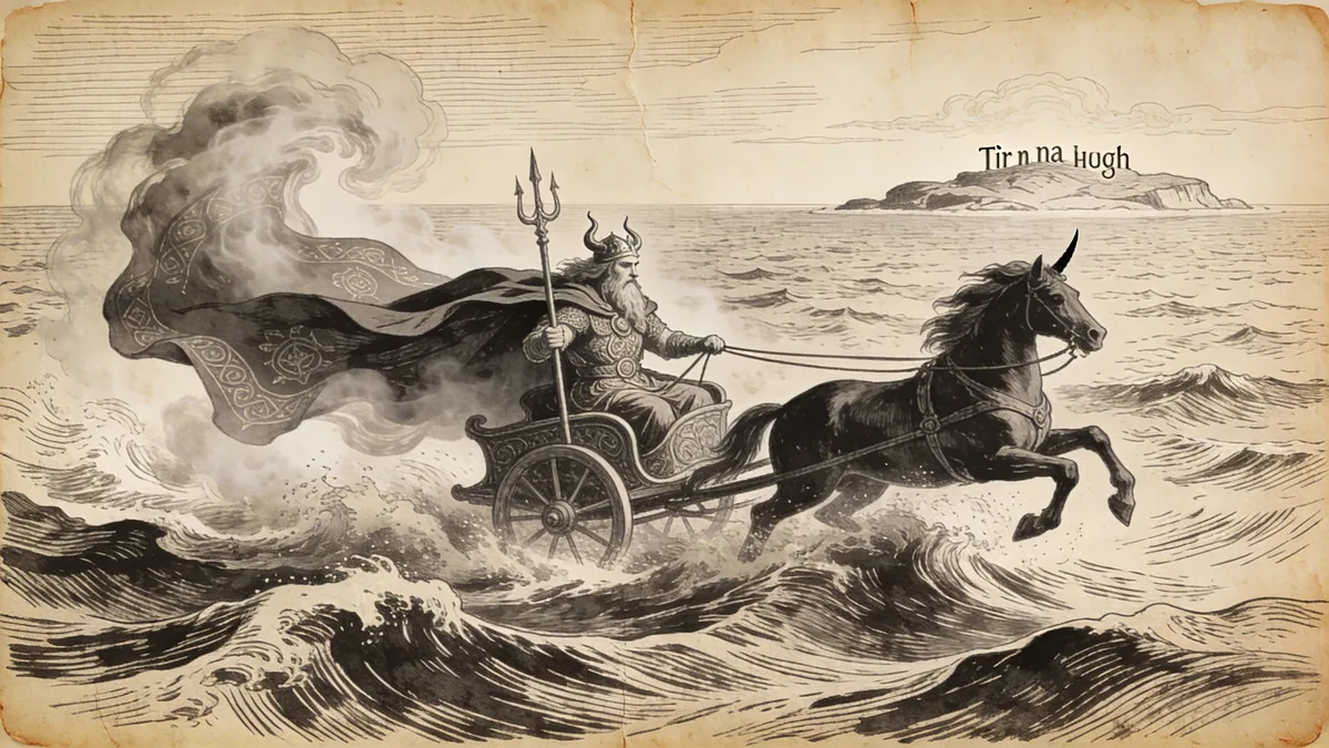 Visual depiction of Manannán mac Lir