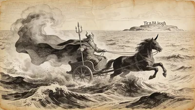 Visual depiction of Manannán mac Lir