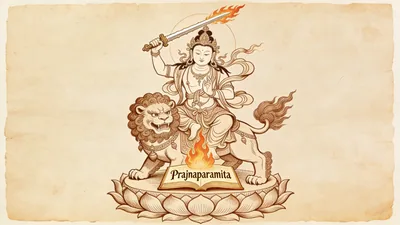 Visual depiction of Manjushri