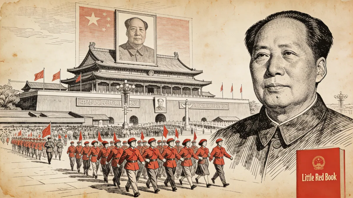 Visual depiction of Mao Zedong