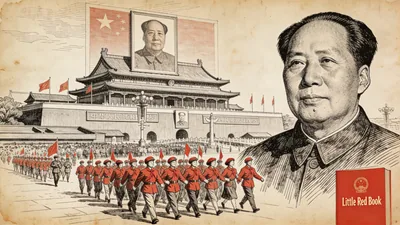Visual depiction of Mao Zedong