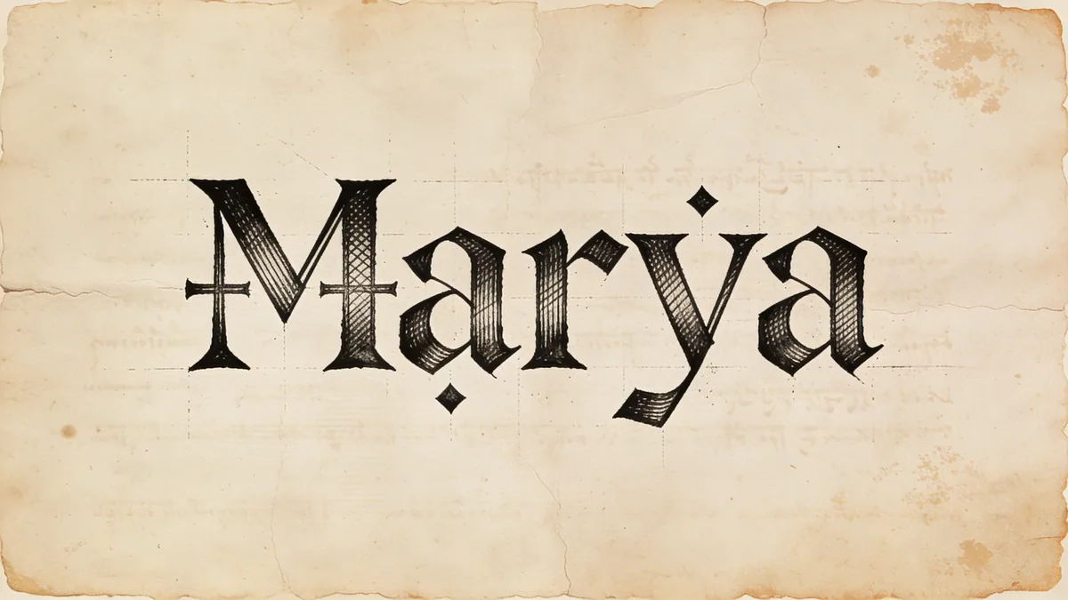 Visual depiction of Marya