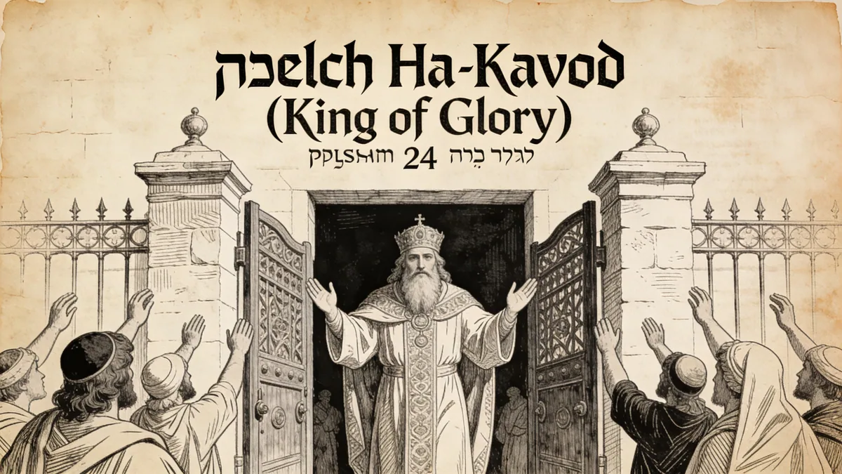 Visual depiction of Melech Ha-Kavod