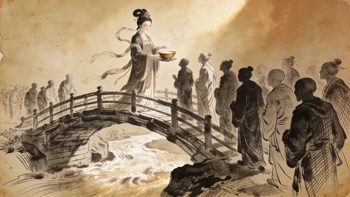 Visual depiction of Meng Po
