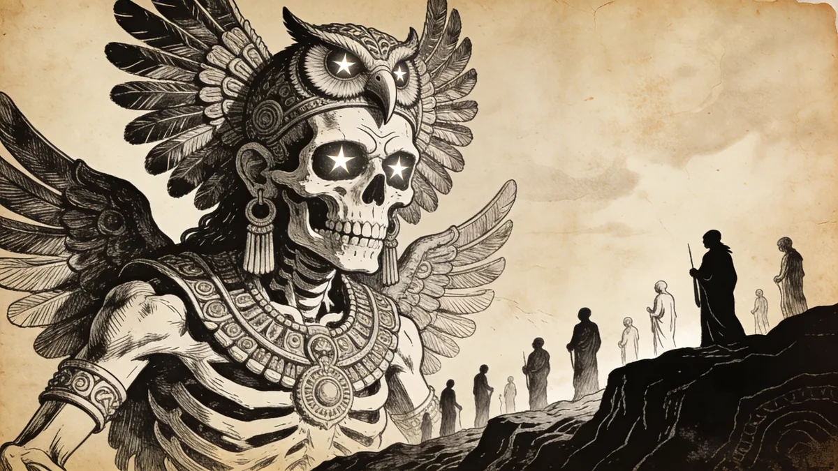 Visual depiction of Mictlantecuhtli