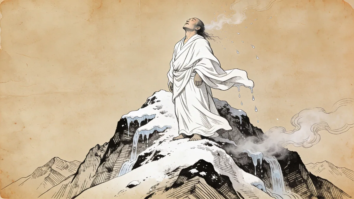 Visual depiction of Milarepa