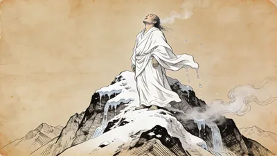 Visual depiction of Milarepa