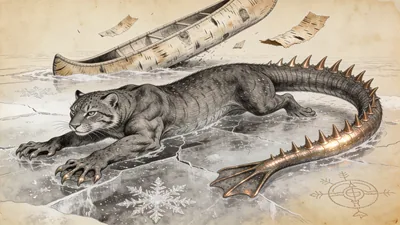 Visual depiction of Mishipeshu