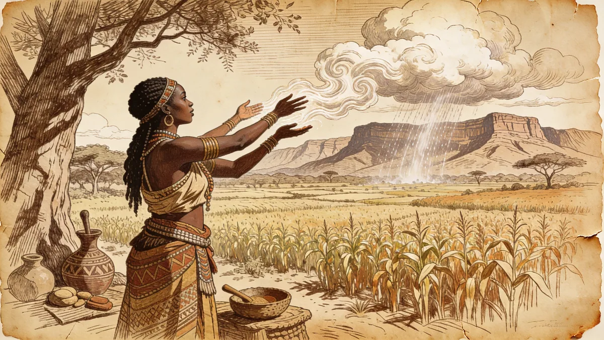 Visual depiction of Modjadji