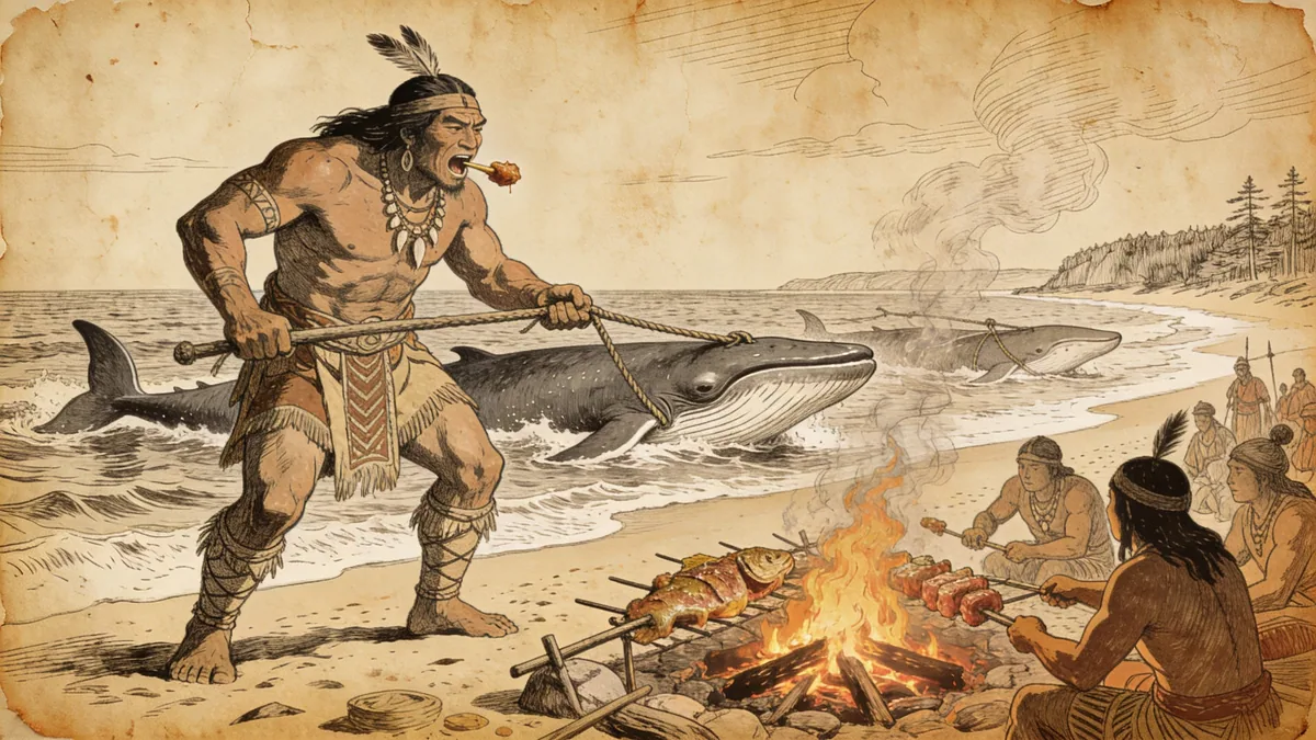 Visual depiction of Moshup