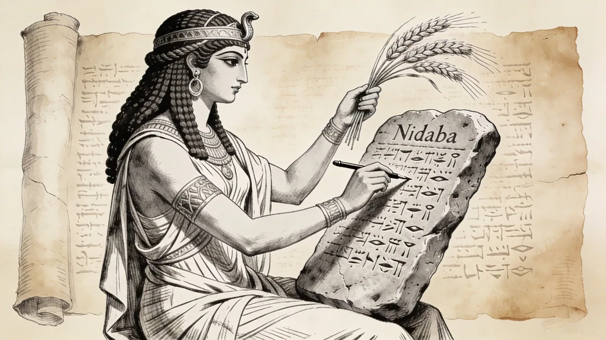 Visual depiction of Nidaba