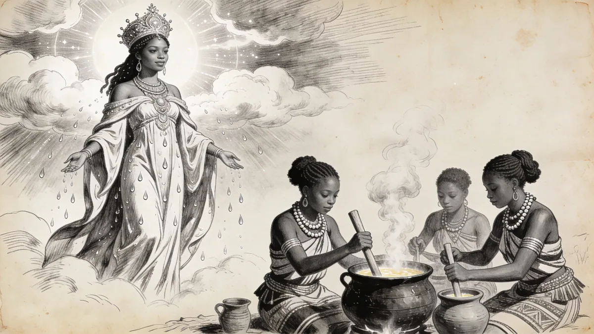 Visual depiction of Nomkhubulwane