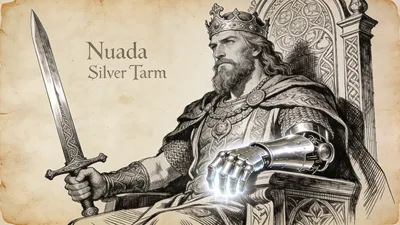 Visual depiction of Nuada of the Silver Arm