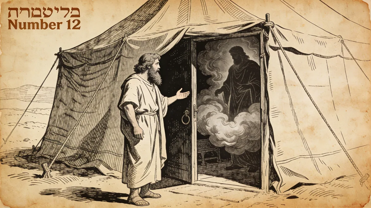 Visual depiction of Numbers 12