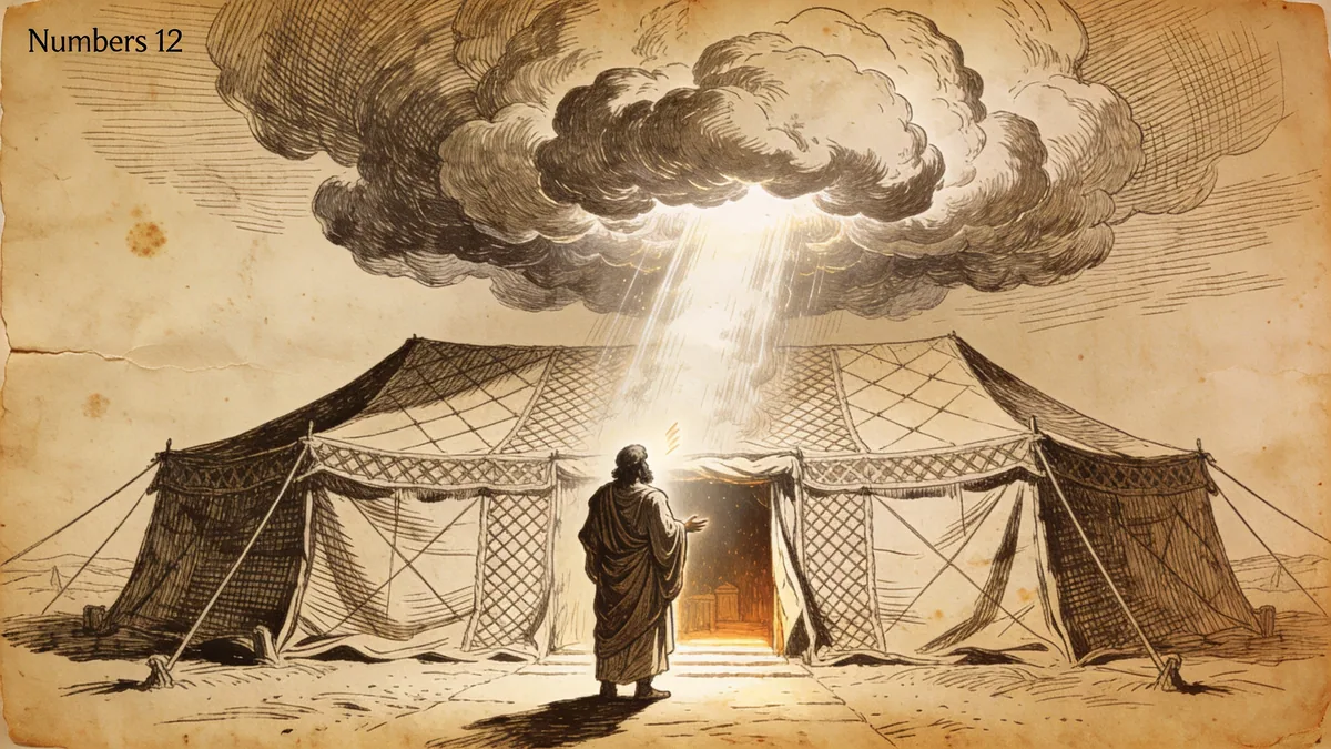 Visual depiction of Numbers 12