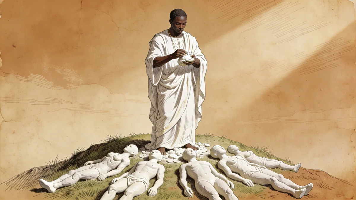 Visual depiction of Obatala