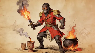 Visual depiction of Ogou