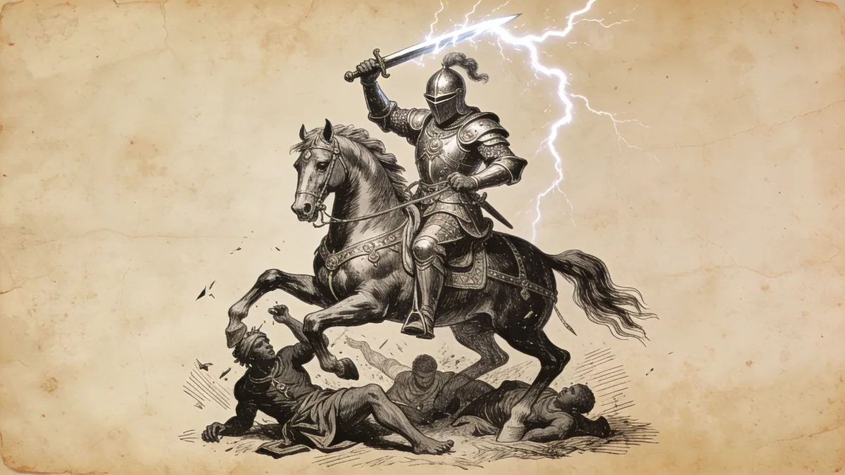 Visual depiction of Ogoun Sen Jacque