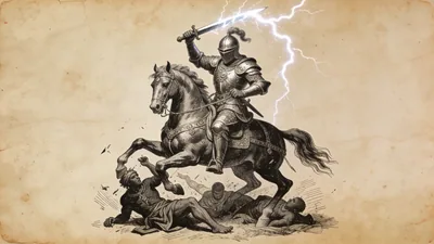 Visual depiction of Ogoun Sen Jacque