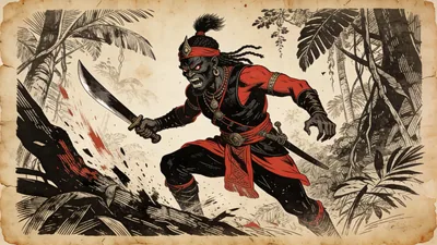 Visual depiction of Ogun Feray