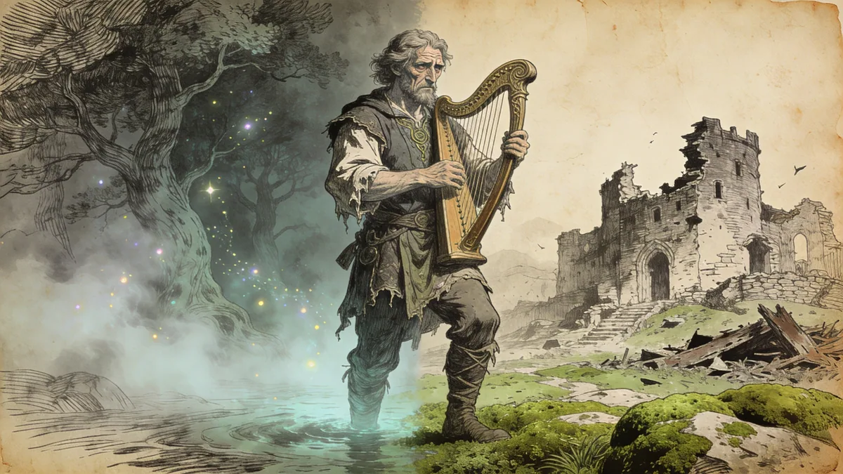 Visual depiction of Oisín
