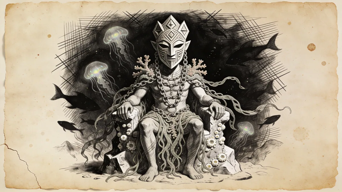 Visual depiction of Olokun