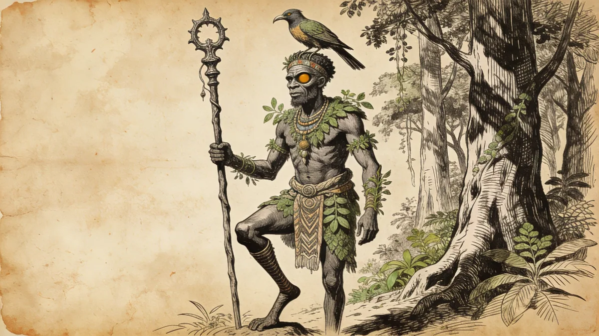 Visual depiction of Osanyin