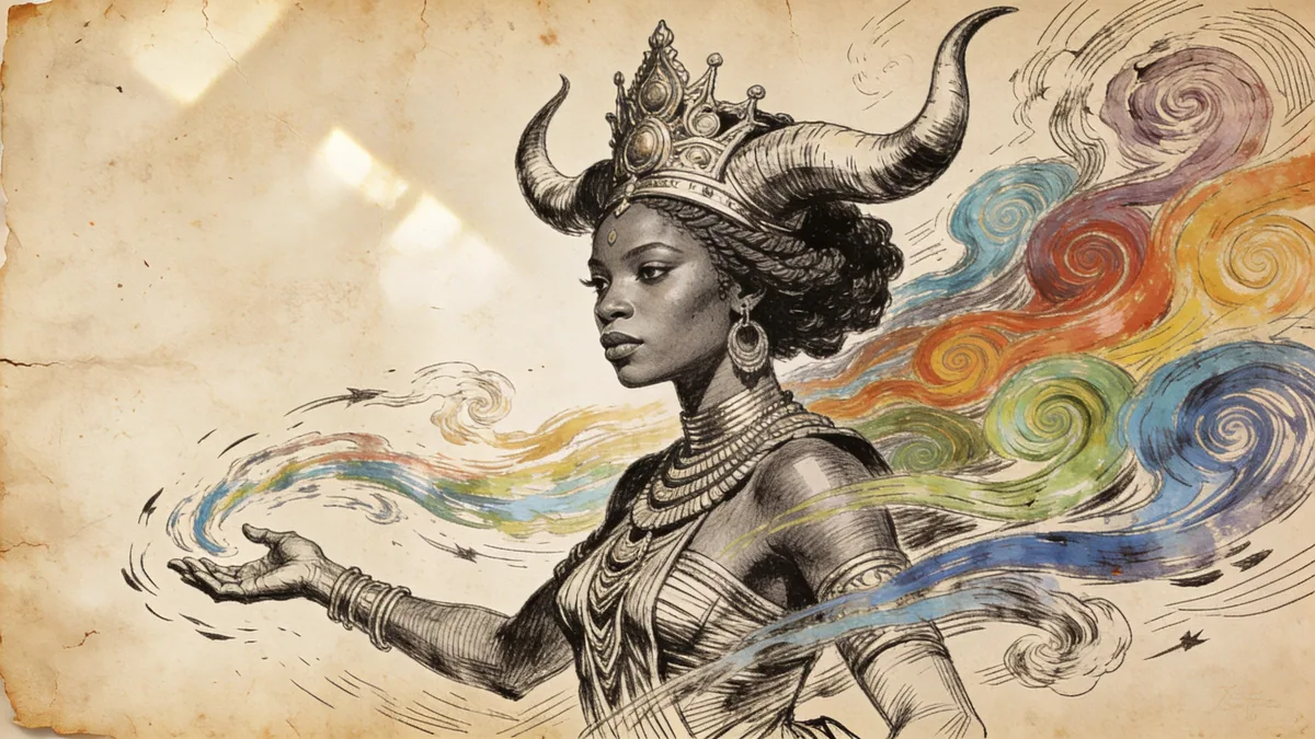 Visual depiction of Oya