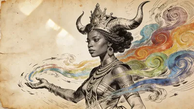 Visual depiction of Oya
