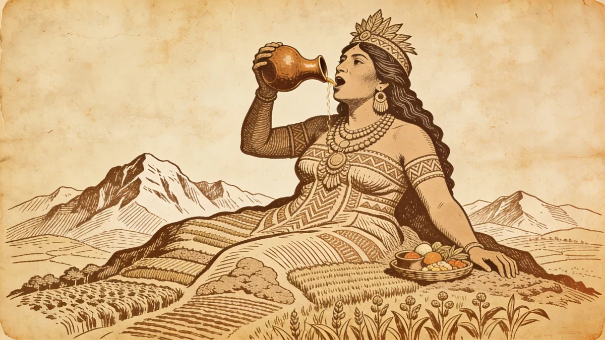 Visual depiction of Pachamama