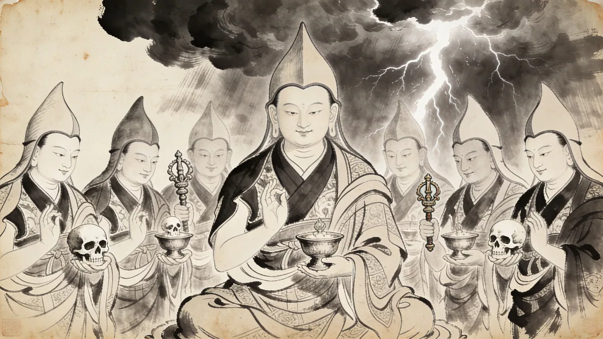 Visual depiction of Padmasambhava