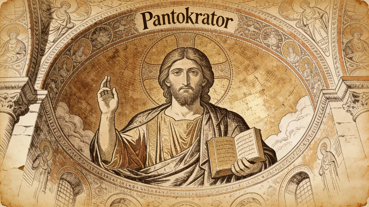 Visual depiction of Pantokrator