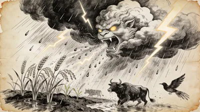 Visual depiction of Parjanya