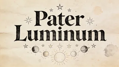 Visual depiction of Pater Luminum