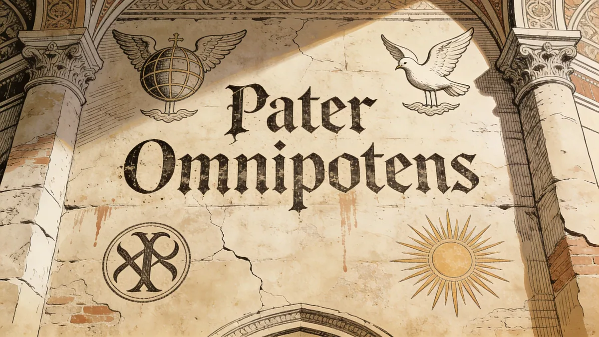 Visual depiction of Pater Omnipotens