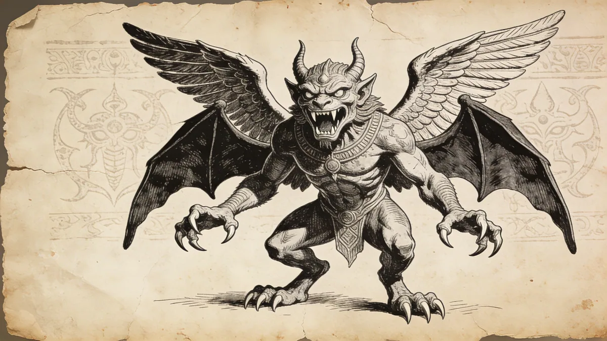 Visual depiction of Pazuzu