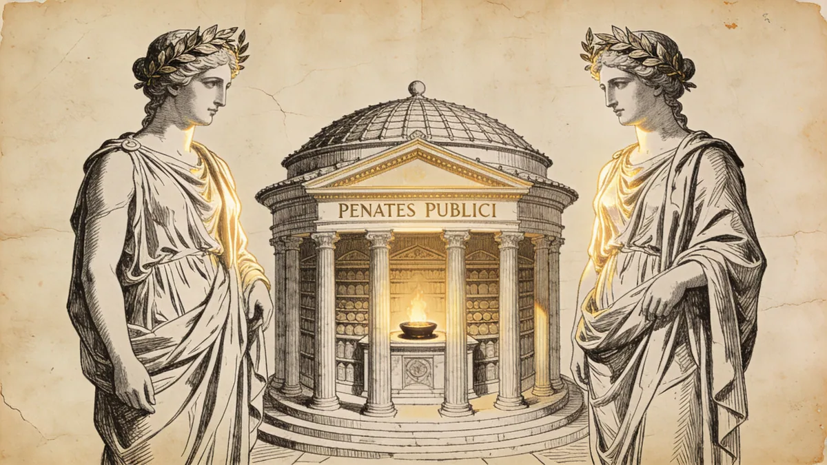 Visual depiction of Penates Publici