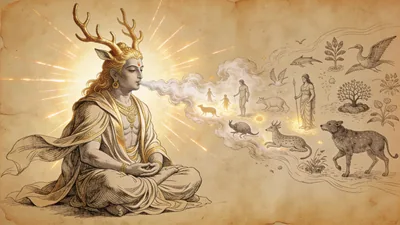 Visual depiction of Prajapati