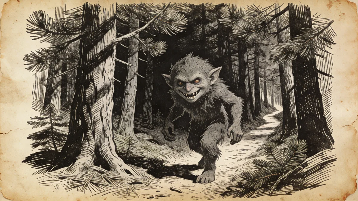 Visual depiction of Pukwudgie