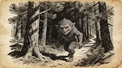 Visual depiction of Pukwudgie