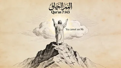 Visual depiction of Qur'an 7:143