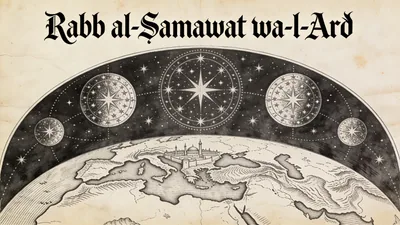 Visual depiction of Rabb al-Samawat wa-l-Ard