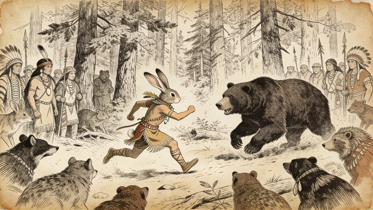 Visual depiction of Rabbit trickster