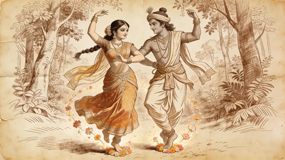 Visual depiction of Radha