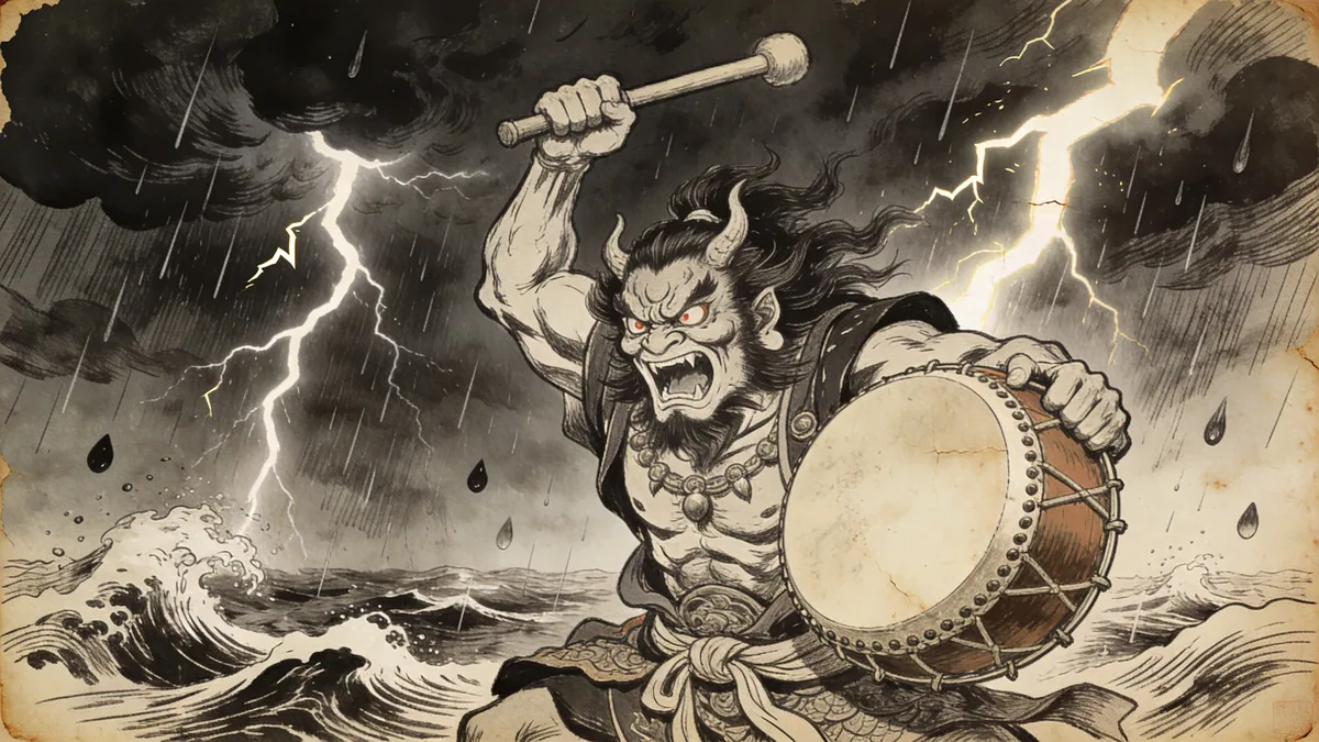 Visual depiction of Raijin