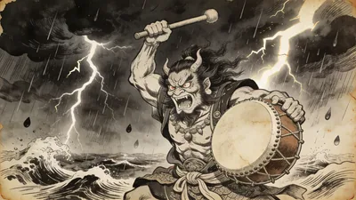 Visual depiction of Raijin