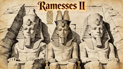 Visual depiction of Ramesses II the Great