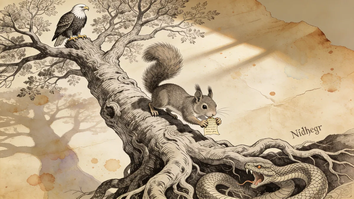 Visual depiction of Ratatoskr