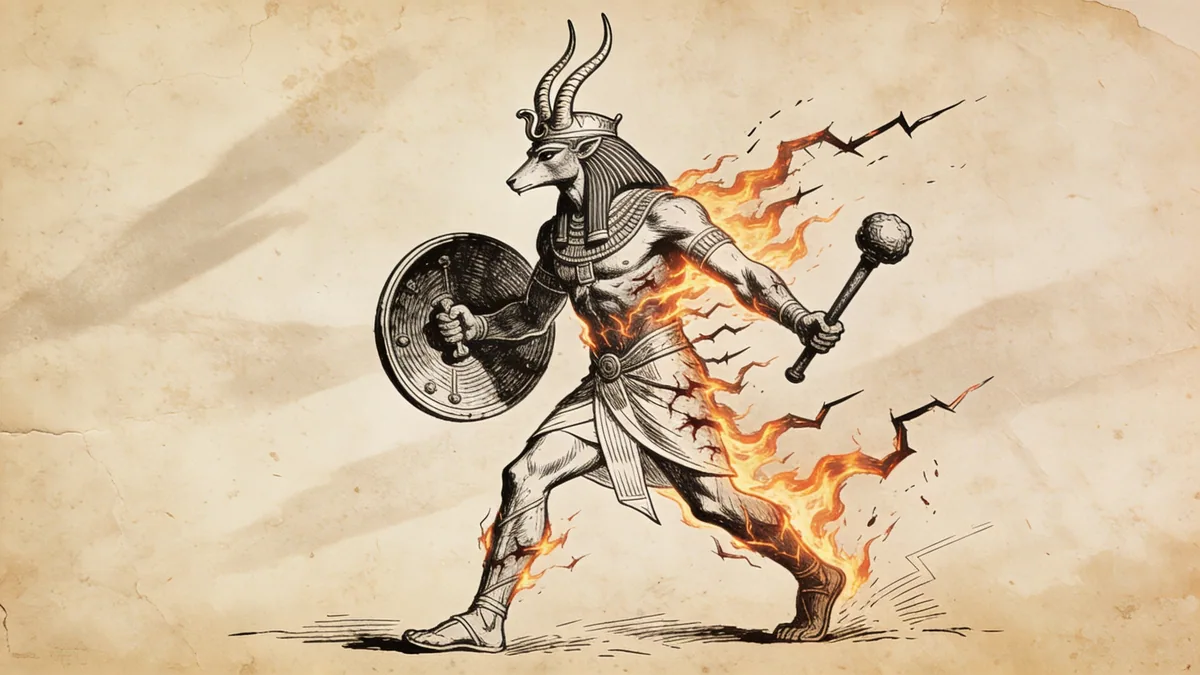 Visual depiction of Resheph