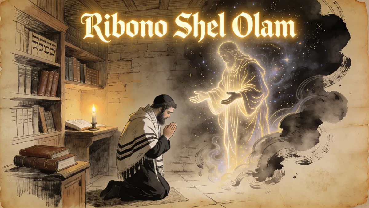 Visual depiction of Ribono Shel Olam